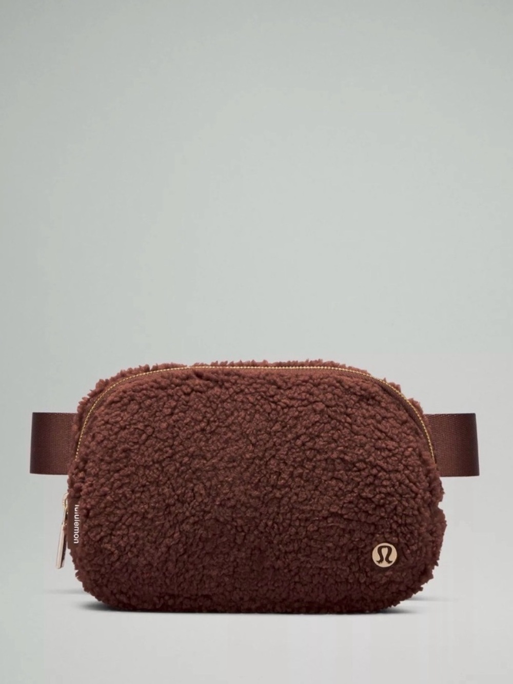 Lululemon Everywhere Belt Bag Sherpa Fleece Brown NWOT